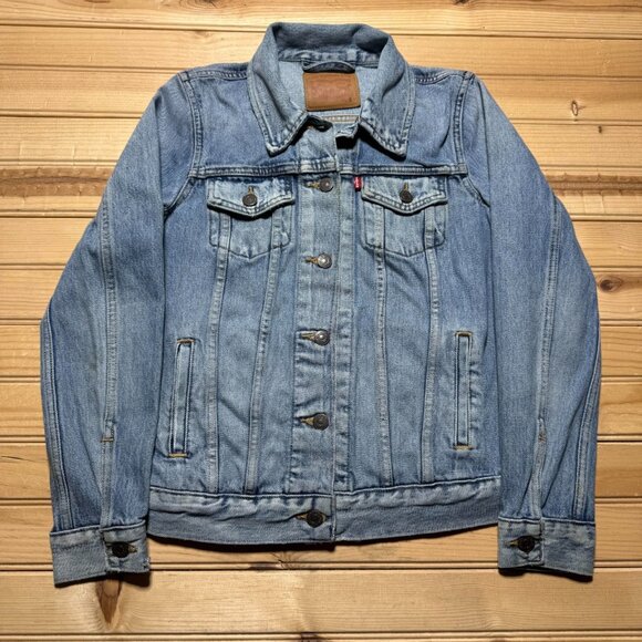 Levis Type III Mid Wash Embroidered American Way Sample Denim Jacket - Small - Picture 2 of 16